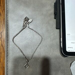 Silver anklet with Charm